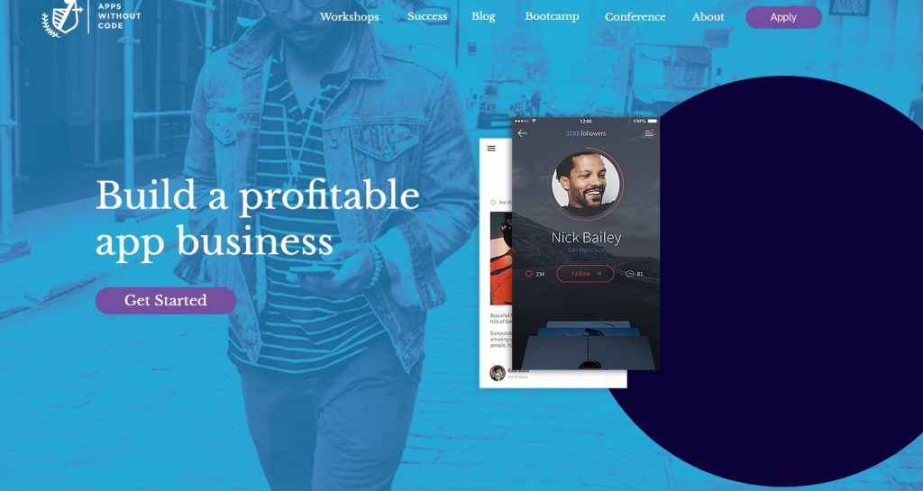 Crea aplicaciones sin utilizar una línea de codigo, App Without Code
