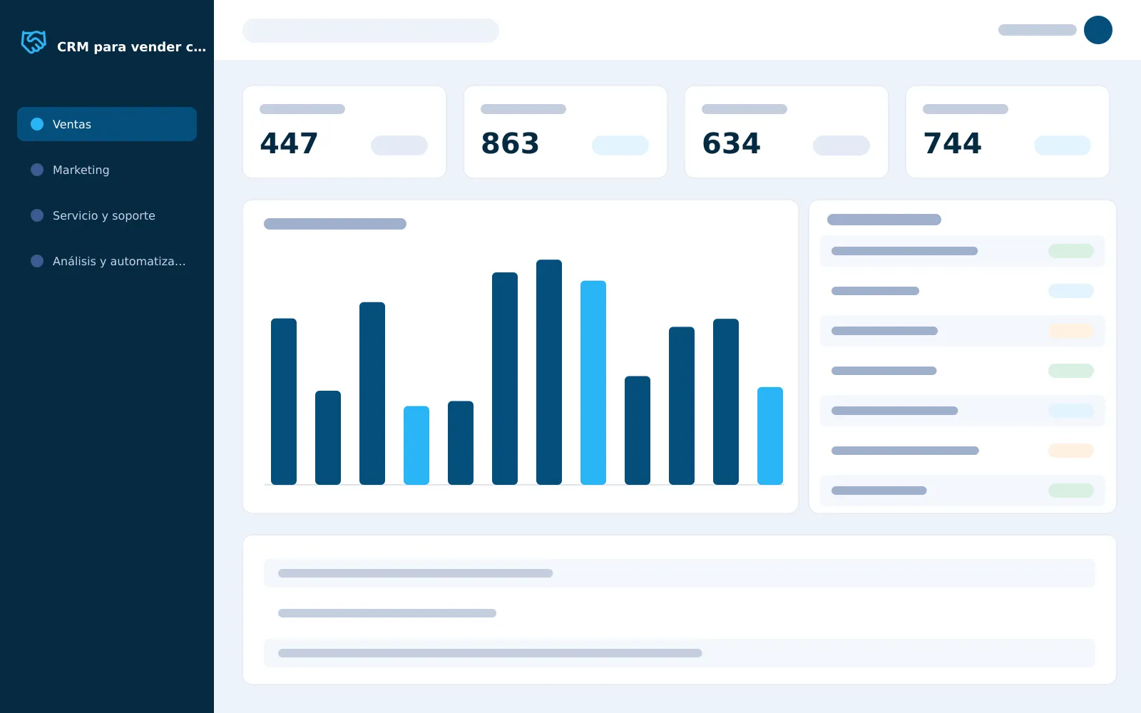 CRM screenshot